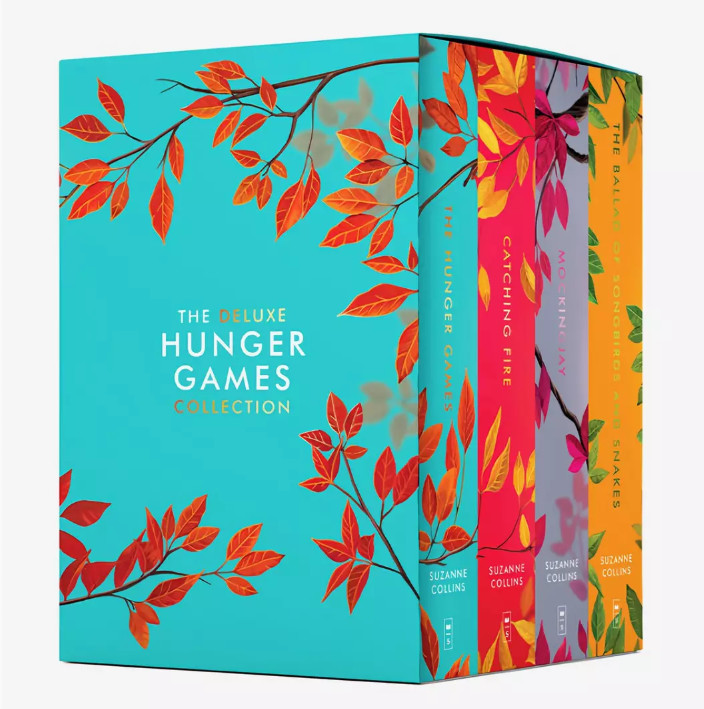 The Hunger Games Deluxe Hardcover Box Set 4 Books Suzanne Collins New 2025