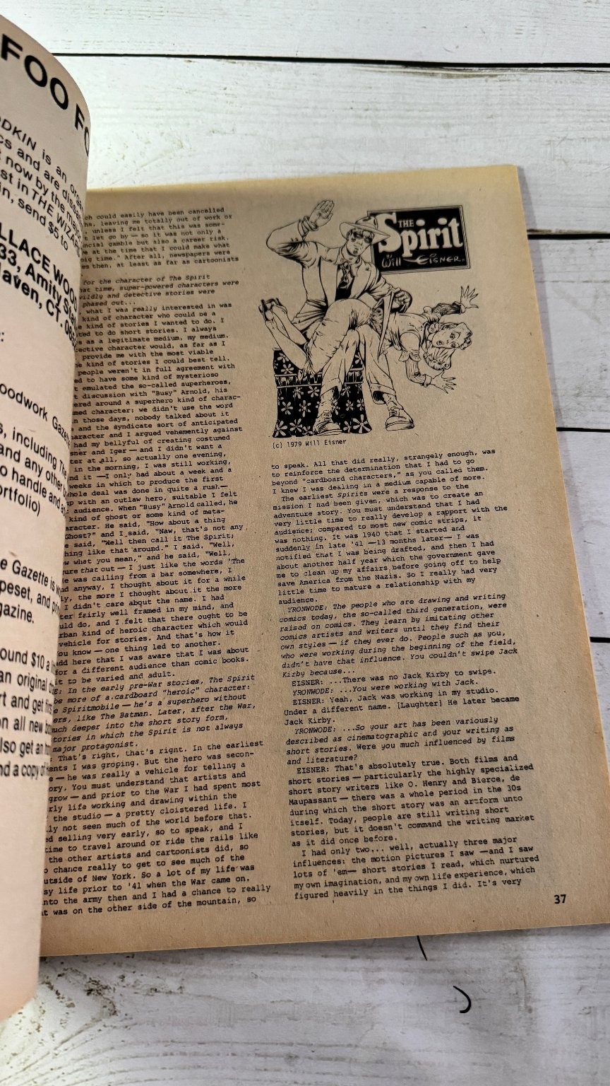 The Comics Journal No. 46 May 1979 Will Eisner Issue Fantagraphics Magazine
