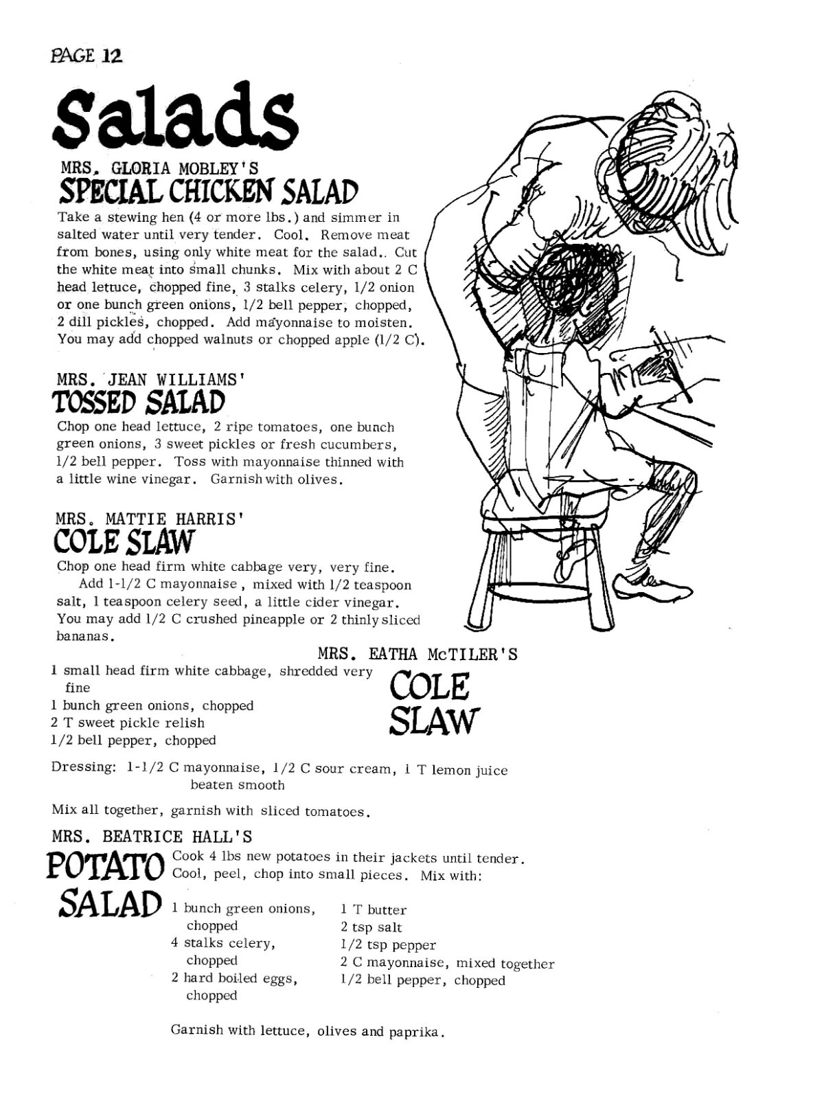 1963 West Oakland Soul Food Cook Book 46 Pages