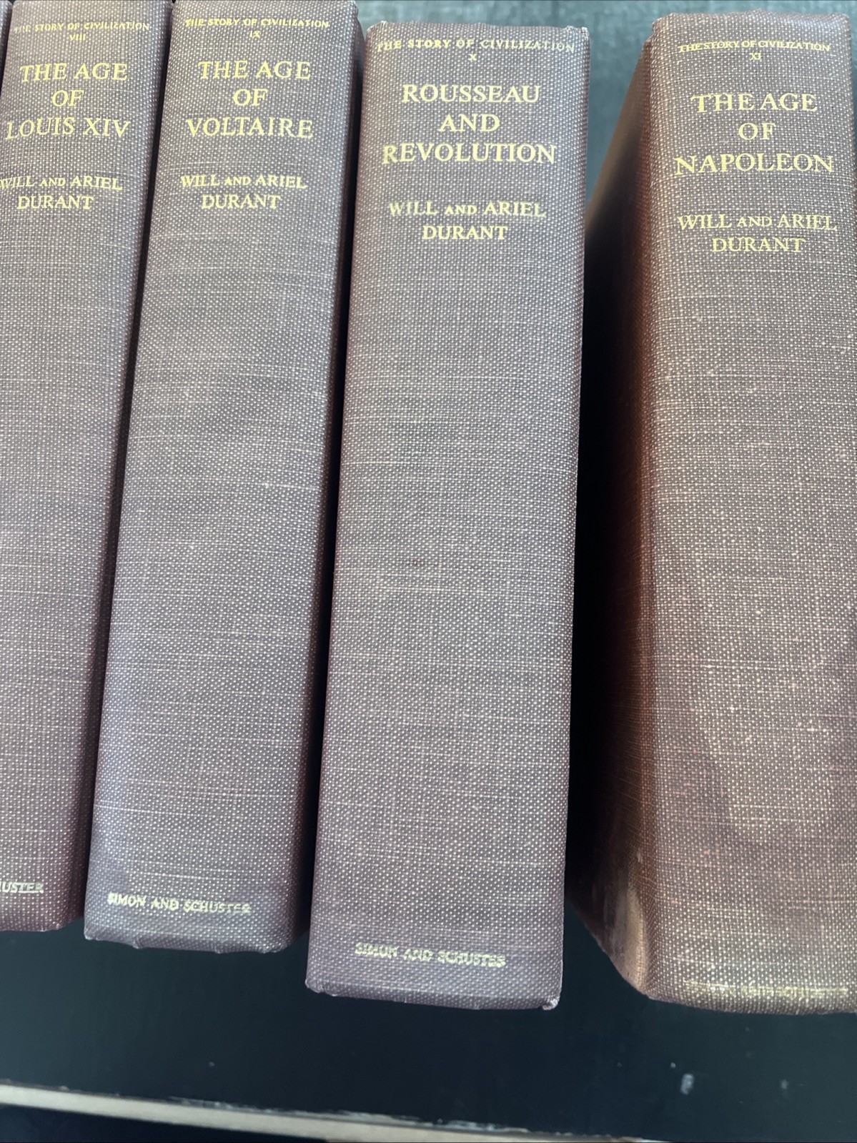 The Story Of Civilization – Will Durant (RED) PICK YOUR TITLE