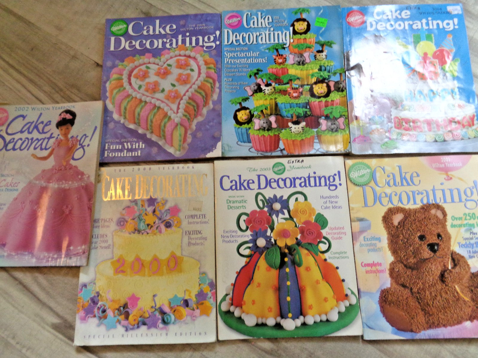 20 Wilton PATTERN books/magazines LOT 1980’s 1990’s 2000’s Cake Decorating