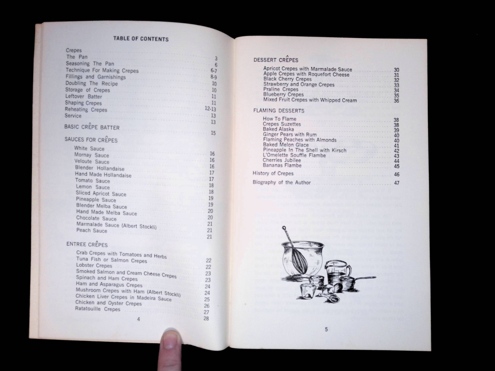 Crepes & Flaming Desserts Irena Chalmers Potpourri Press Recipe Booklet