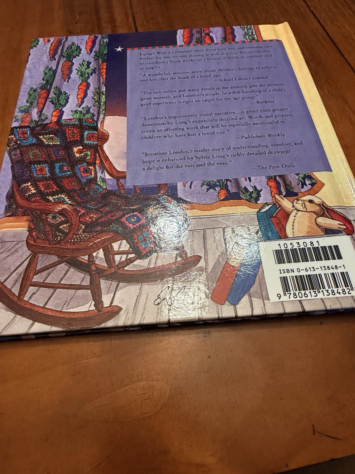 LIPLAP’S WISH Jonathan London Sylvia Long SIGNED First Edition 1994 Hardcover