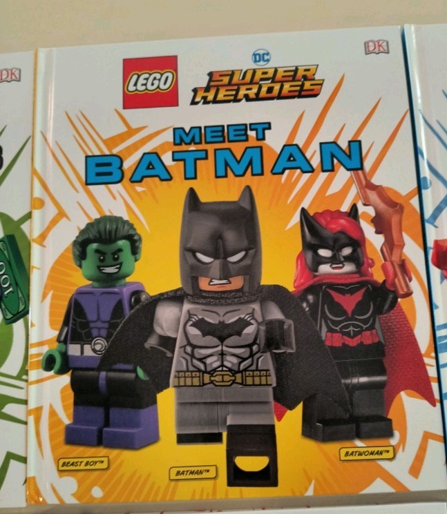 LEGO DC Super Heroes Hardcover Picture Book Set by DK, Superheroes & Villains