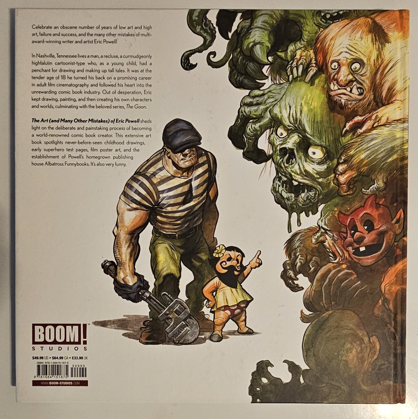 THE ART (AND MANY OTHER MISTAKES) OF ERIC POWELL – Hardcover Out of Print