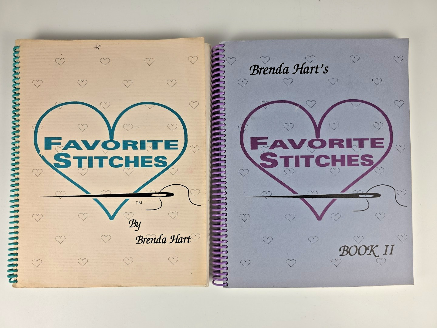 Favorite Stitches by: Brenda Hart Books I & II ~ Privately Published 1994 & 1996