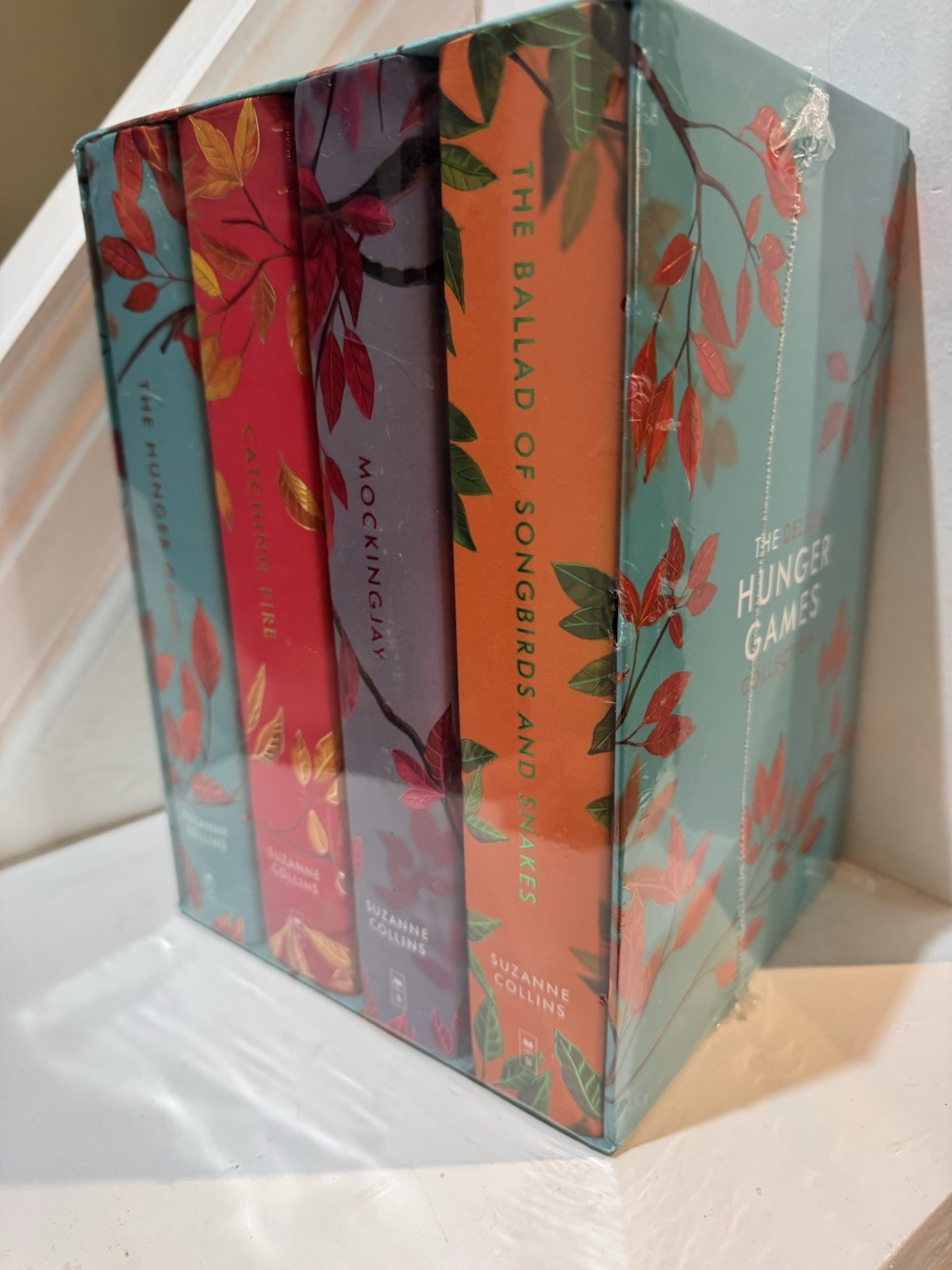RARE- HARDCOVER The Hunger Games Deluxe UK Collection by Suzanne Collins