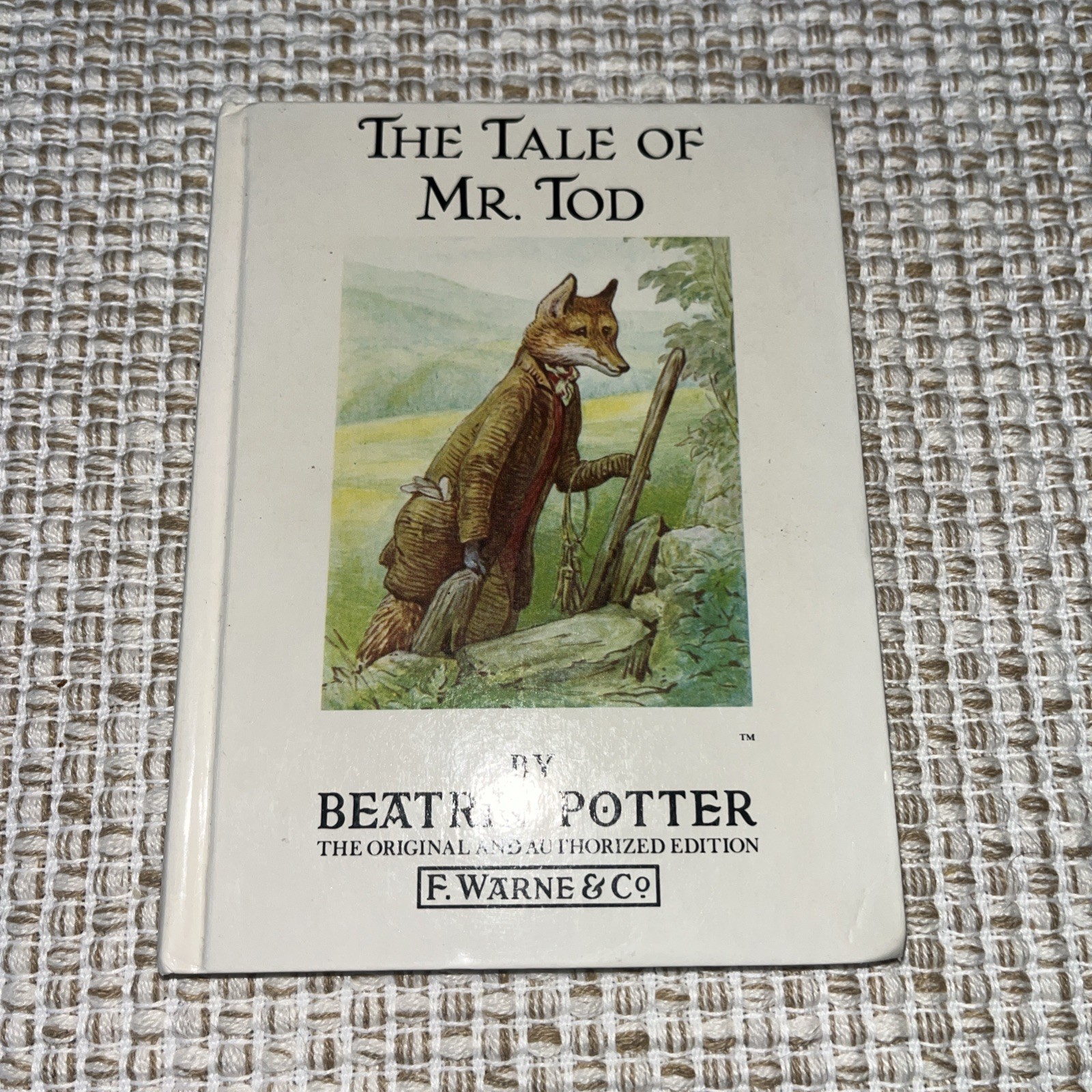 Rare MINT The Tale of Mr Tod Vintage Beatrix Potter