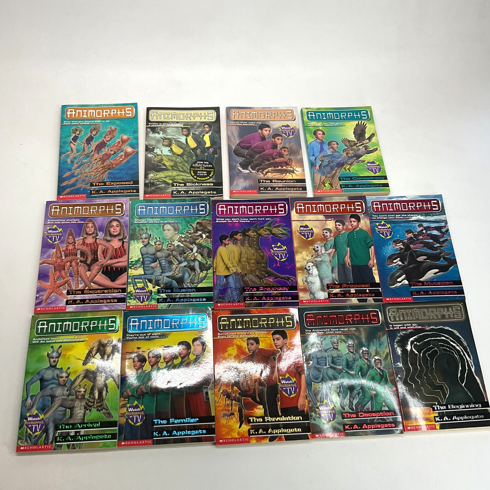 Animorphs Books Lot 42 Vintage Series Set & Megamorphs Applegate 90s Scholastic