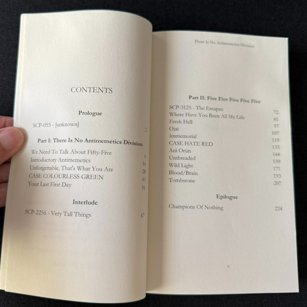 There Is No Antimemetics Division by qntm (PB, 2021) Out of Print Edited