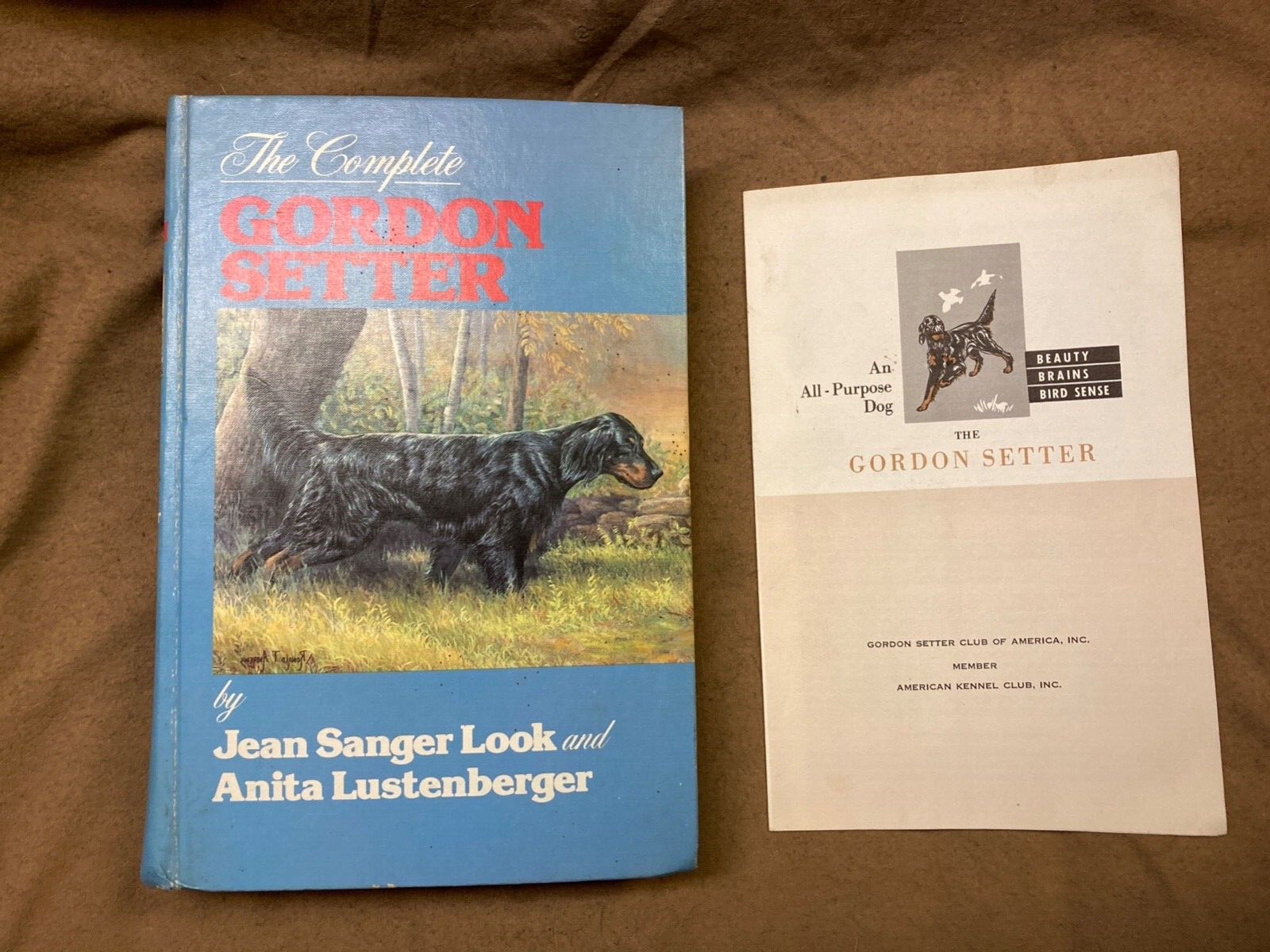 The Complete Gordon Setter by Look & Lustenberger, Hardcover ed. 400 pages