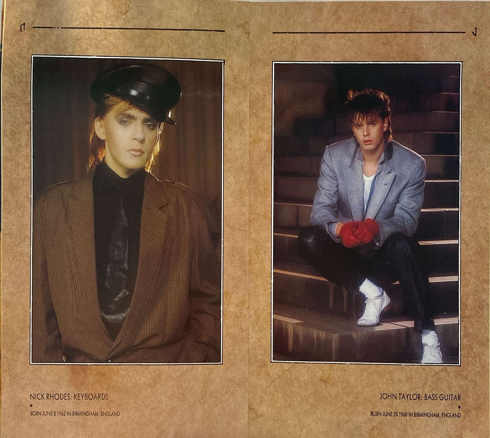 Duran Duran – Seven and the Ragged Tiger RARE! Japan – Program Tourbook – 12p