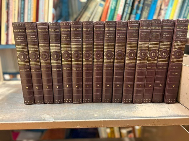 Masterplots Digests of World Literature ~ Complete 15 vol set + 5 Annuals 64-68