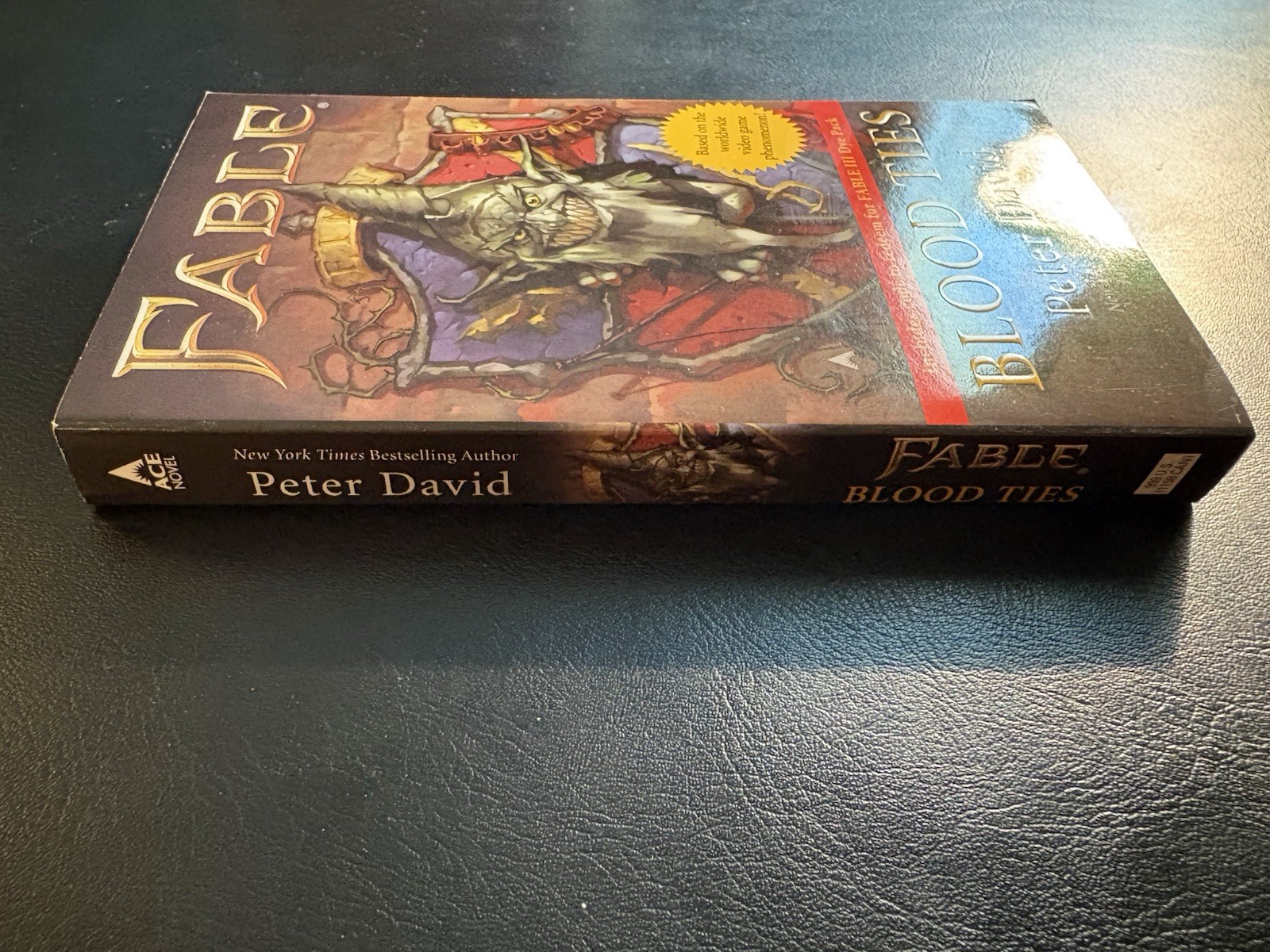 Fable Blood Ties Peter David 2011 1st Print PB Xbox Lionhead Rare Dye Pack Code