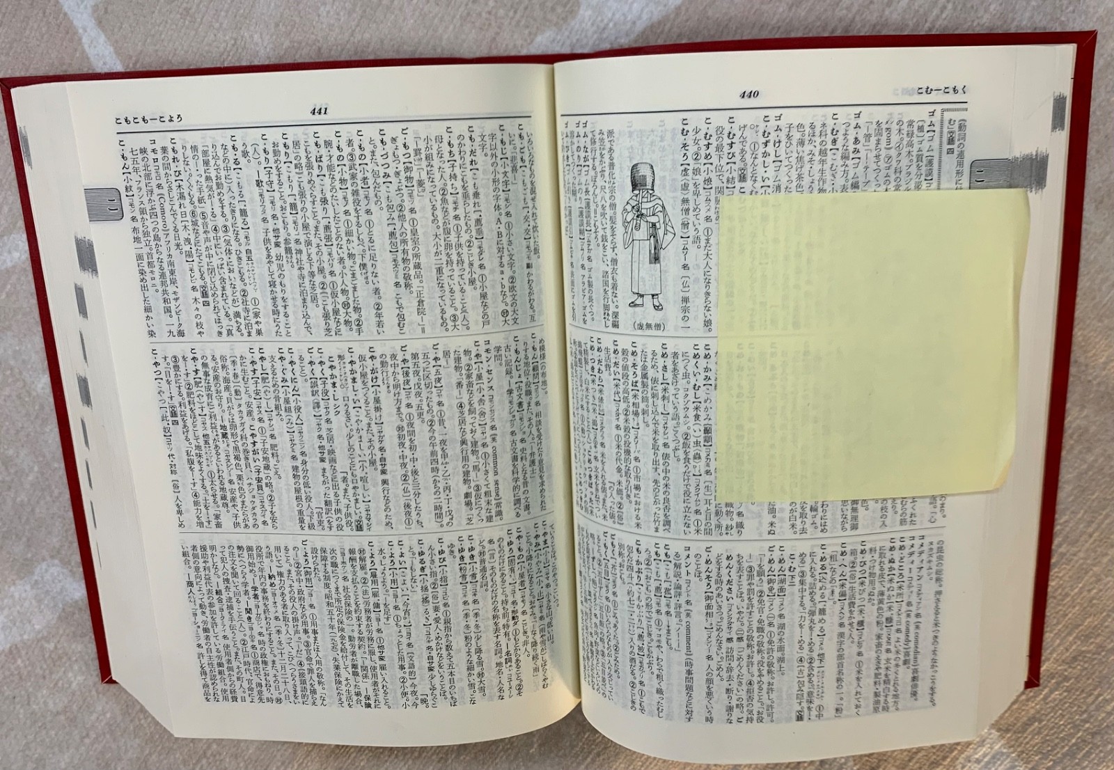 Vintage 1983 Kadokawa New Japanese Dictionary (Shin Kokugo Jiten) – 1981 1st Ed.