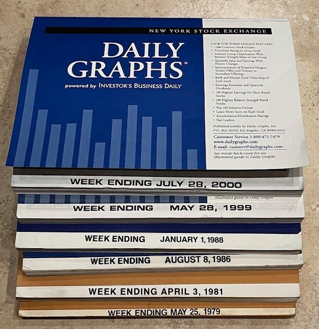 Daily Graphs NYSE (years 1995-1999)