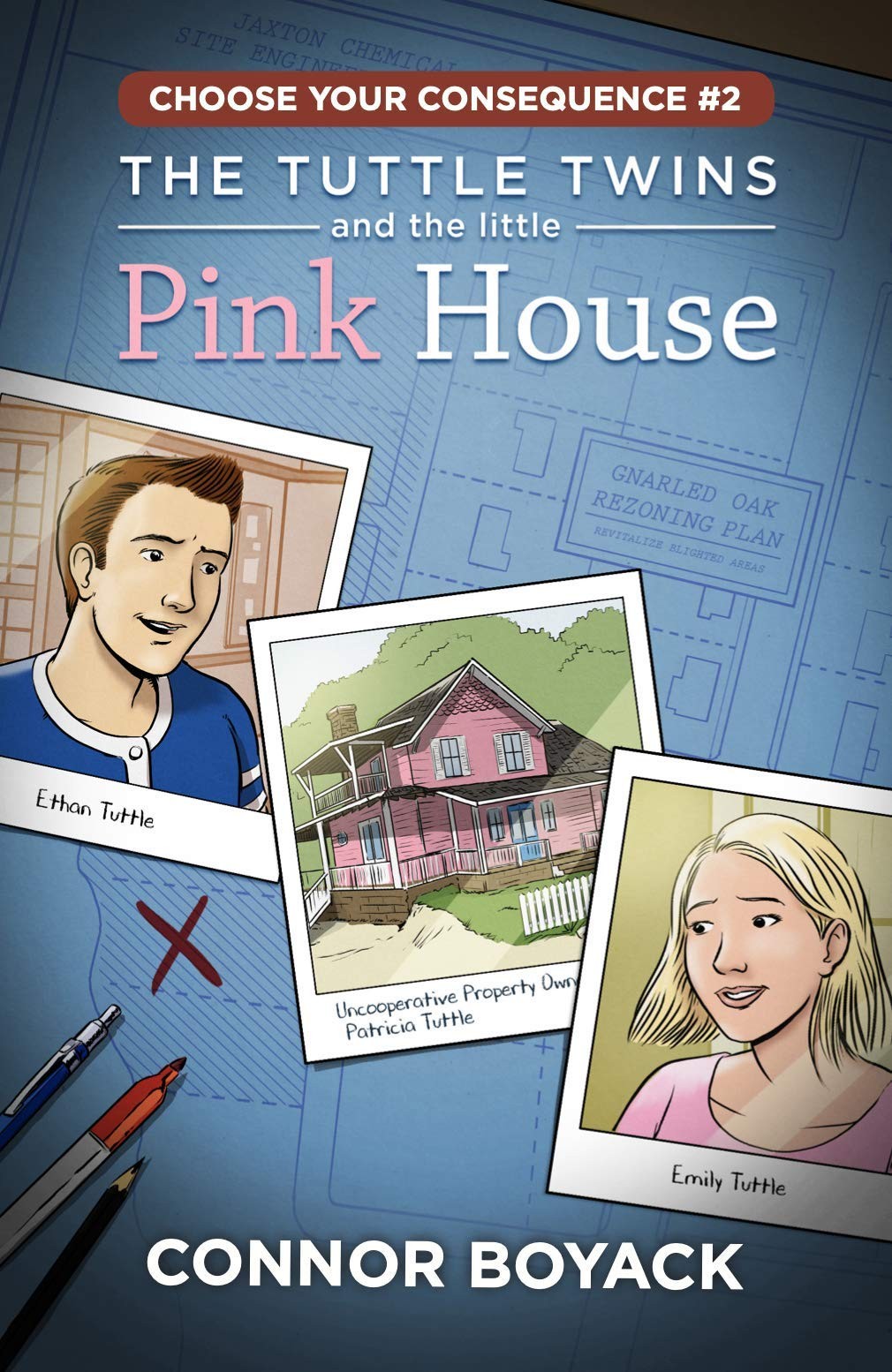 The Tuttle Twins and the Little Pink House – paperback Connor Boyack|Elijah …