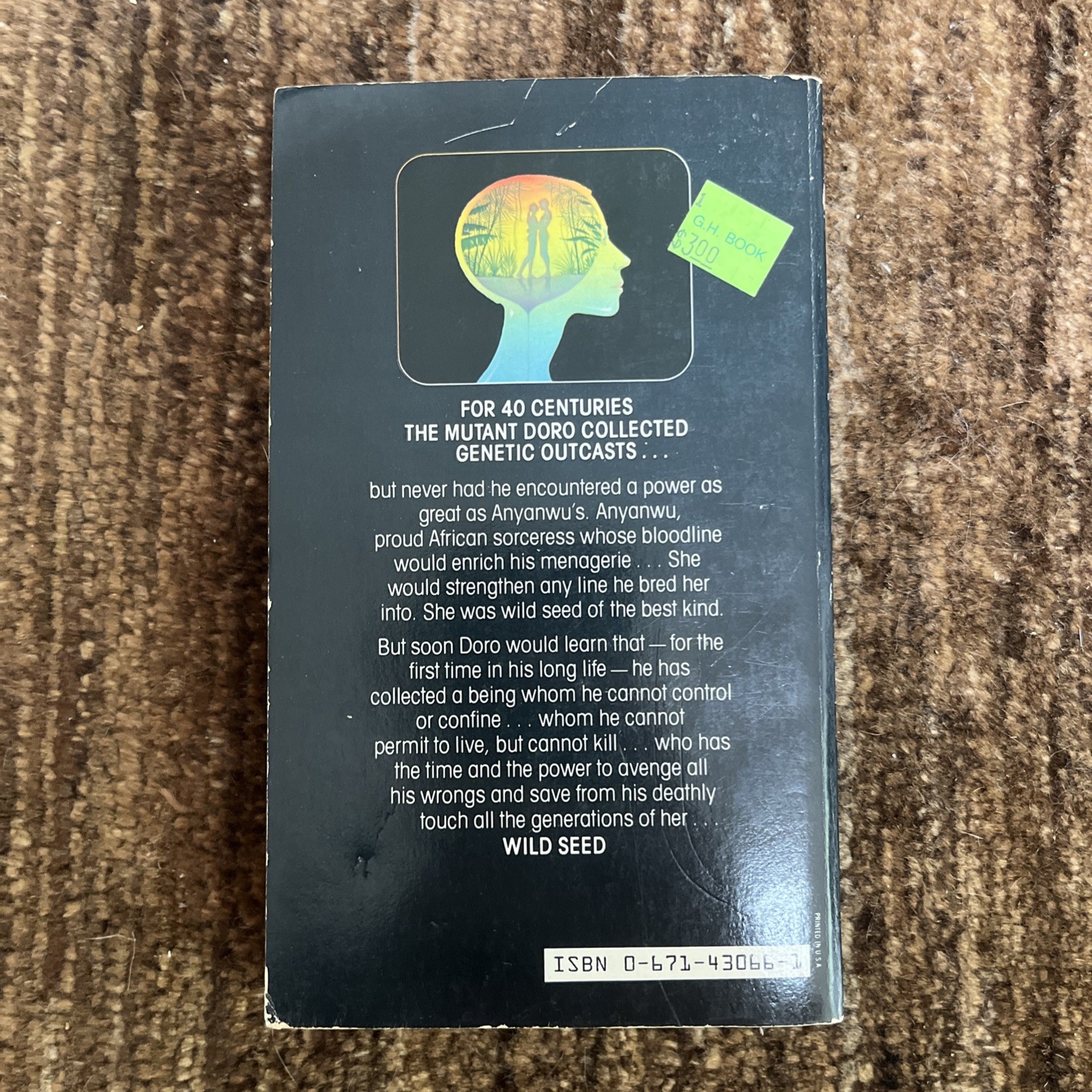 Wild Seed by Octavia E Butler – 1981 1st Pocket Timescape Mass Market Paperback