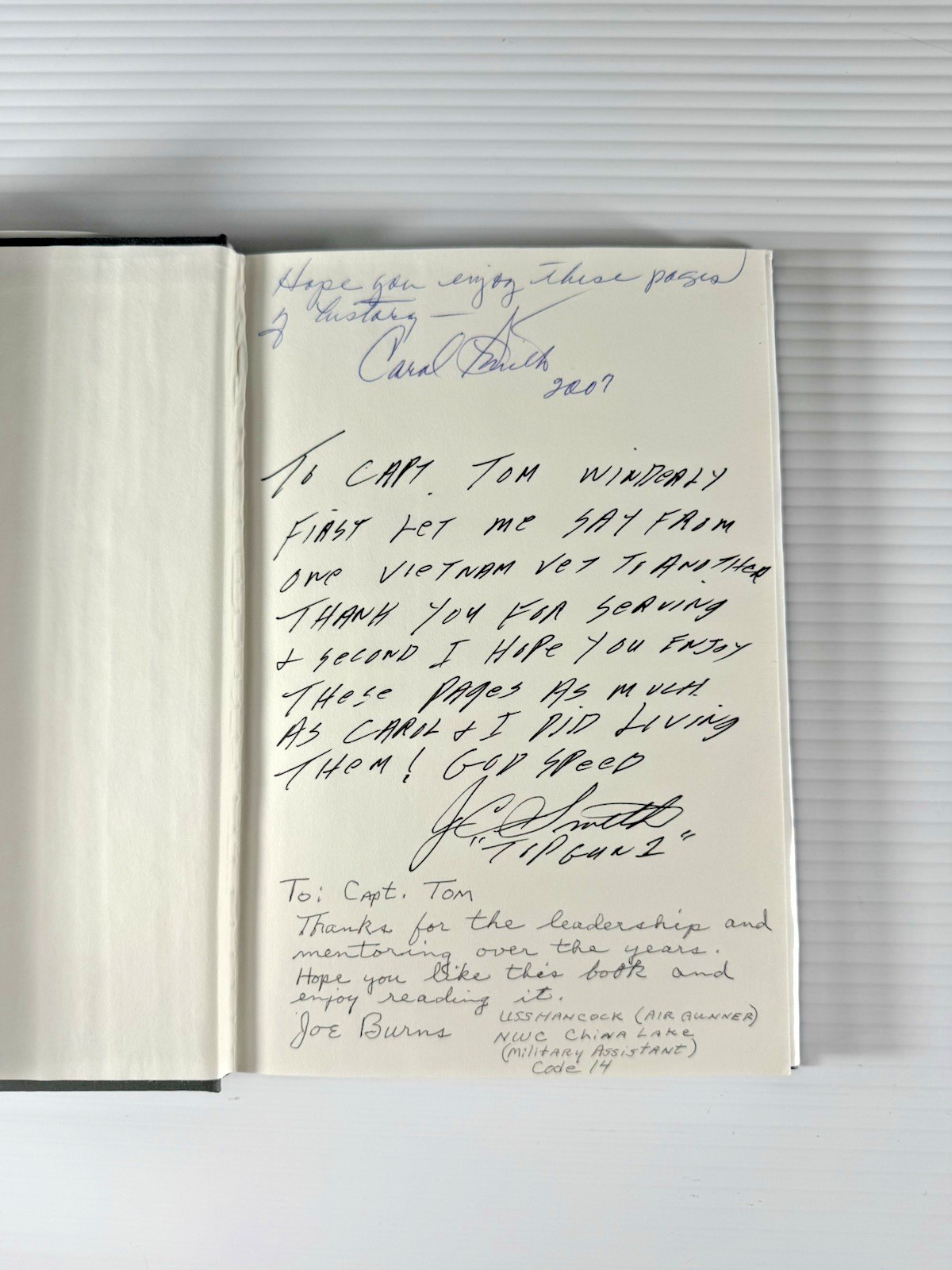 Journey to Command Multi Signed Carol J.C. Smith Navy Inscribed Burns HC