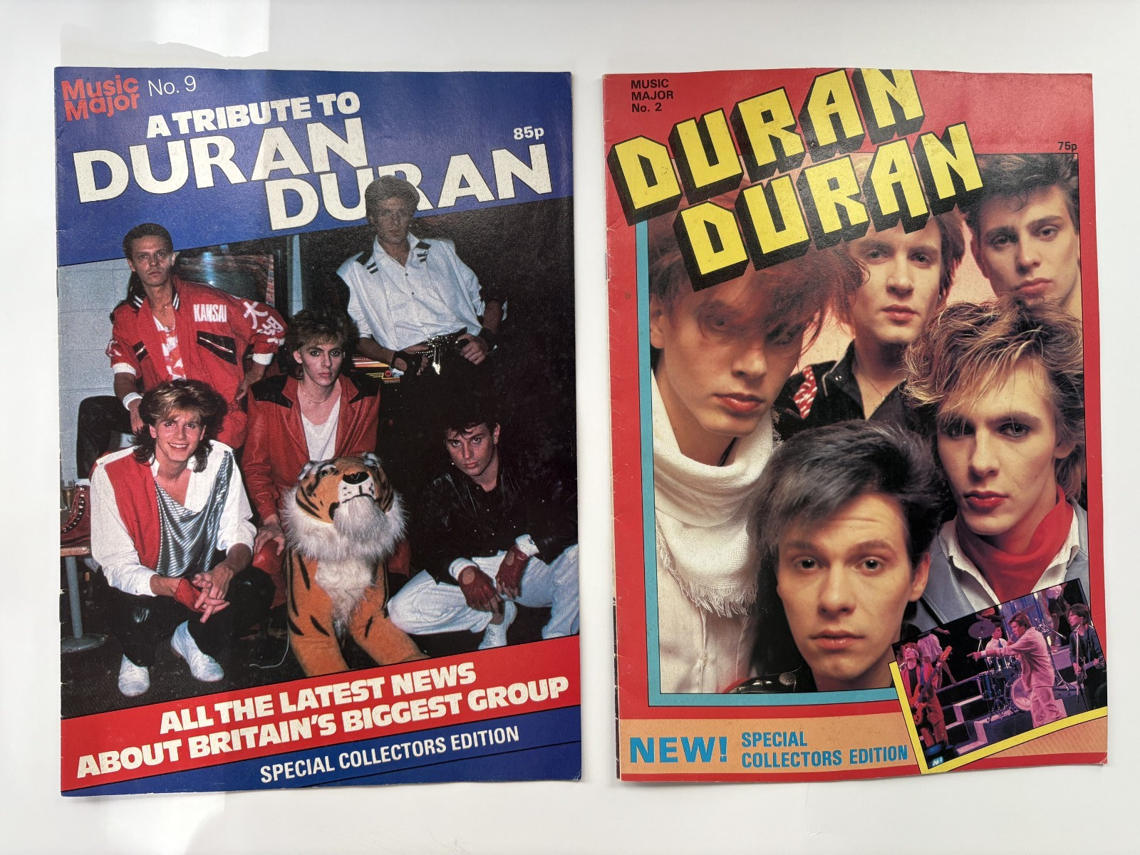 Duran Duran – A Tribute to Duran Duran Music Major No. 9 & No. 2 – Lot of 2