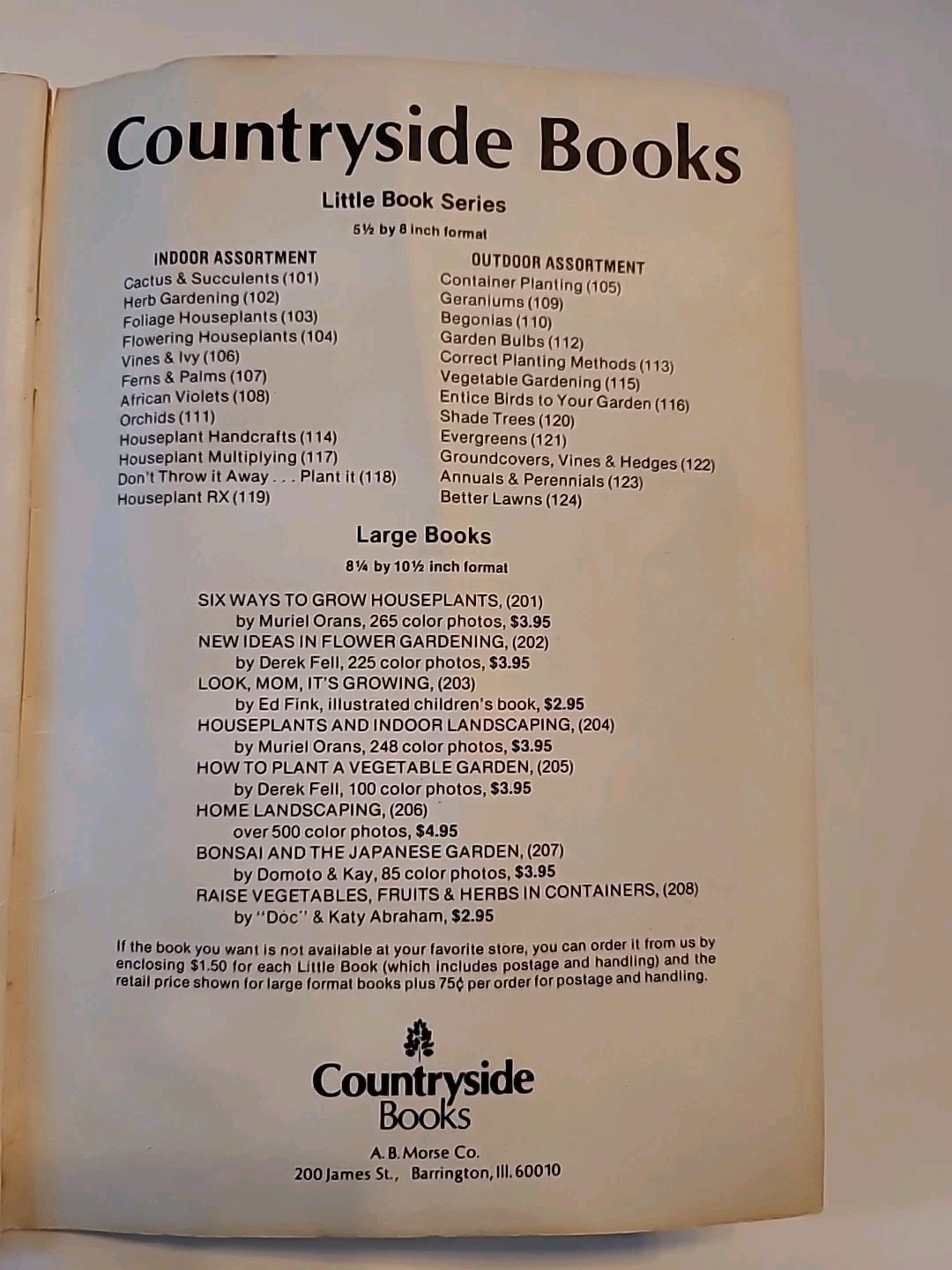 Cactus And Succulents Countryside Books 1976 Edition