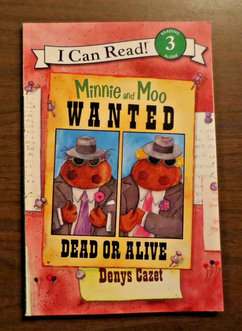 Lot of 5 MINNIE AND MOO Books By Denys Cazet I Can Read Level 3