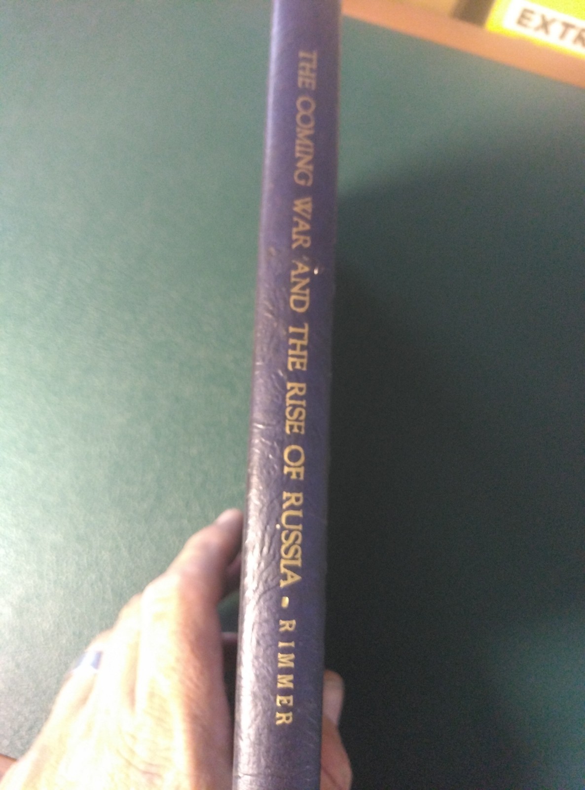 Vintage 1940 1st Ed THE COMING WAR AND THE RISE OF RUSSIA Harry Rimmer Prophecy