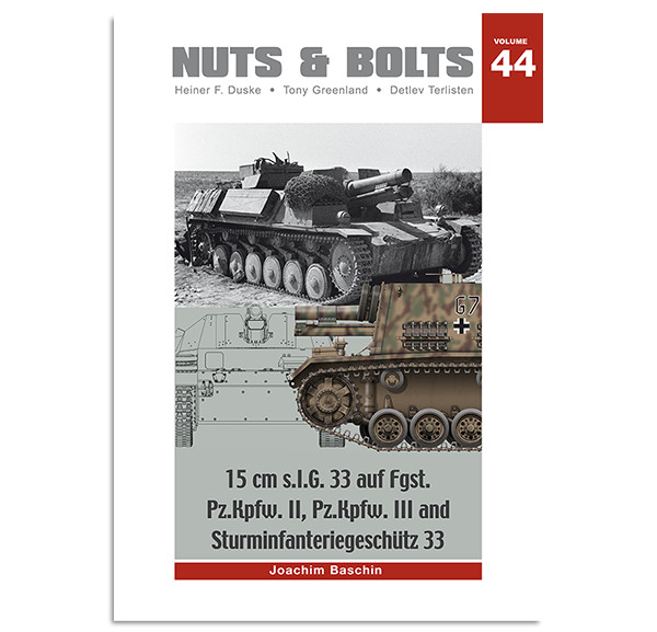 Nuts & Bolts Vol. 44 15 cm sIG 33 auf Fgst. Pz.Kpfw. II, IiI New Free Shipping