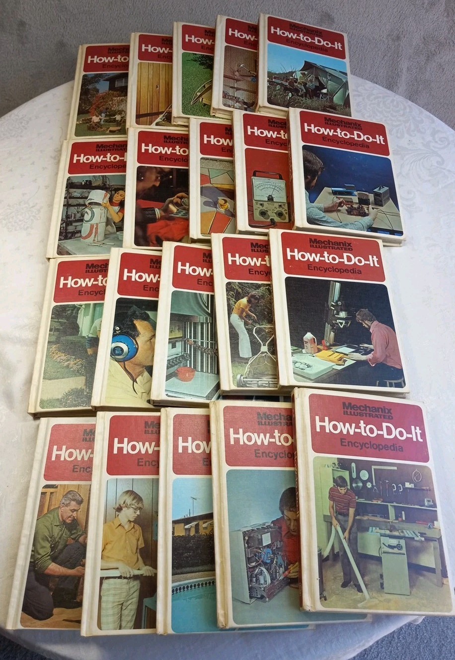 Mechanix Illustrated How-to-do-it Encyclopedia 20 Volumes Complete Set Vtg 1973