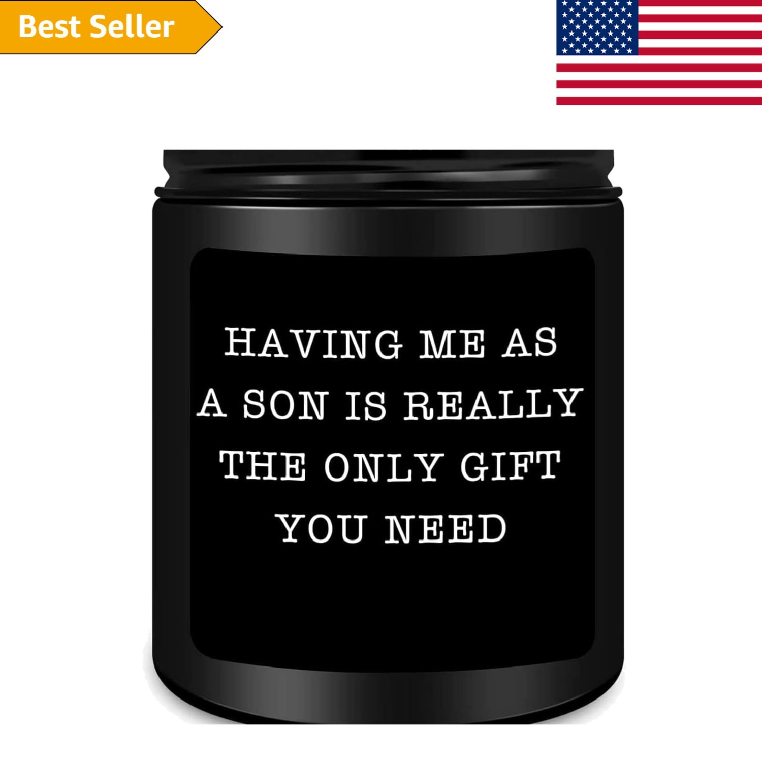 Having Me As A Son Candle – 9 oz Lavender Gift for Mothers, Fathers, and Beyond