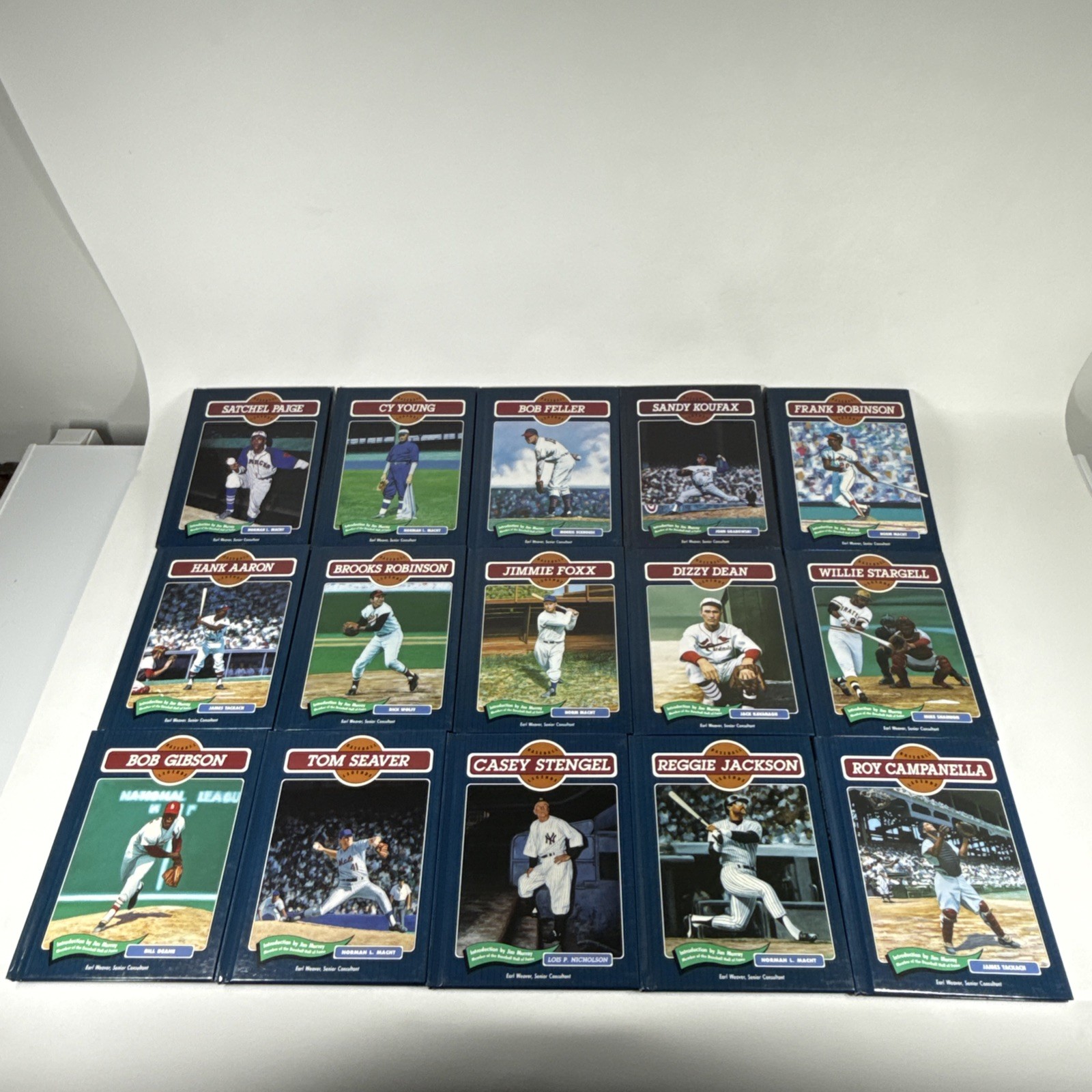 Baseball Legends Chelsea House Complete 34 Volume Set with ORIGINAL BOX MLB