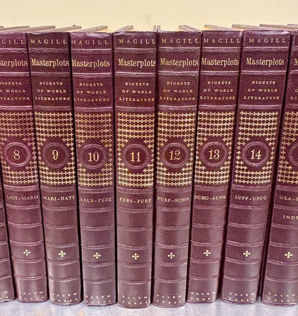 Masterplots Digests of World Literature ~ Complete 15 vol set + 5 Annuals 64-68