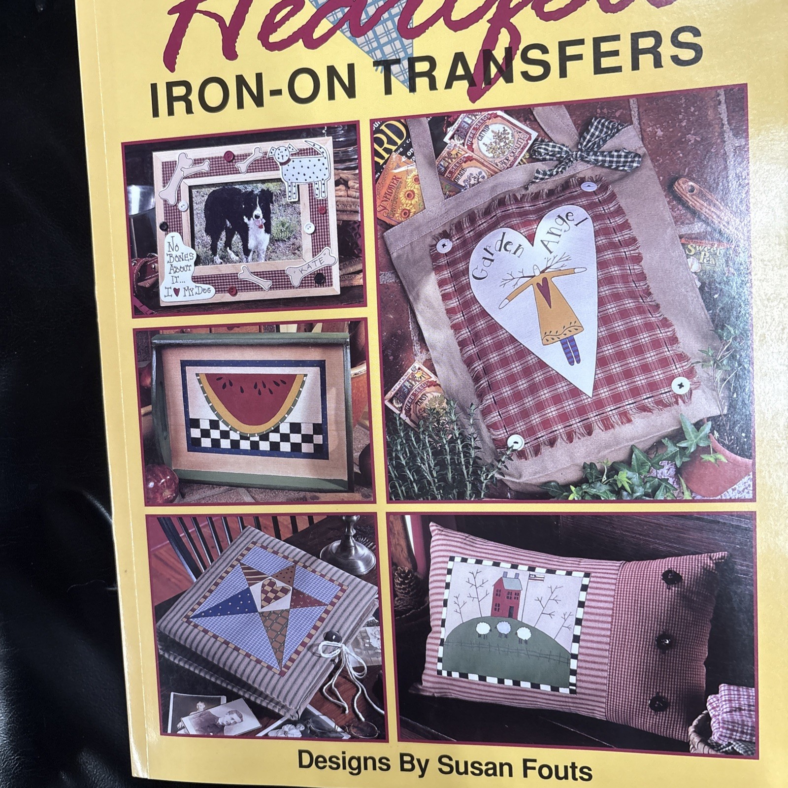 Heartfelt Iron-On Transfers by Susan Fouts Leisure Arts 1998 All Intact