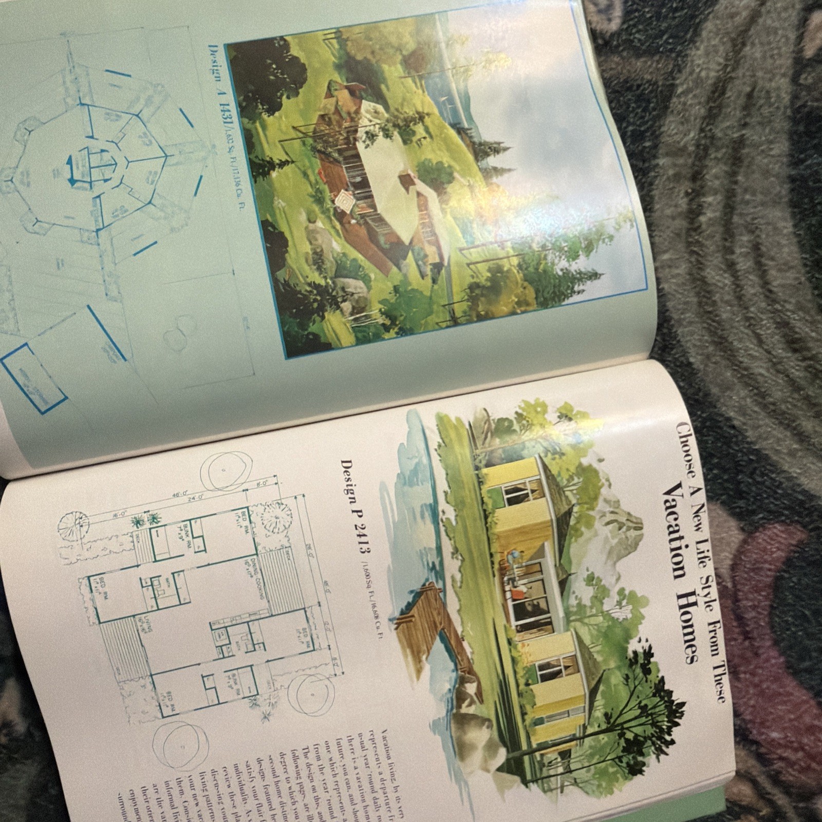 LOT OF 2 Home Planners: Homes by designer Richard B. Pollman magazines Vacation