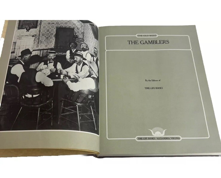Vintage The Gamblers War Time Life Books The Old West Series Leatherette Cover