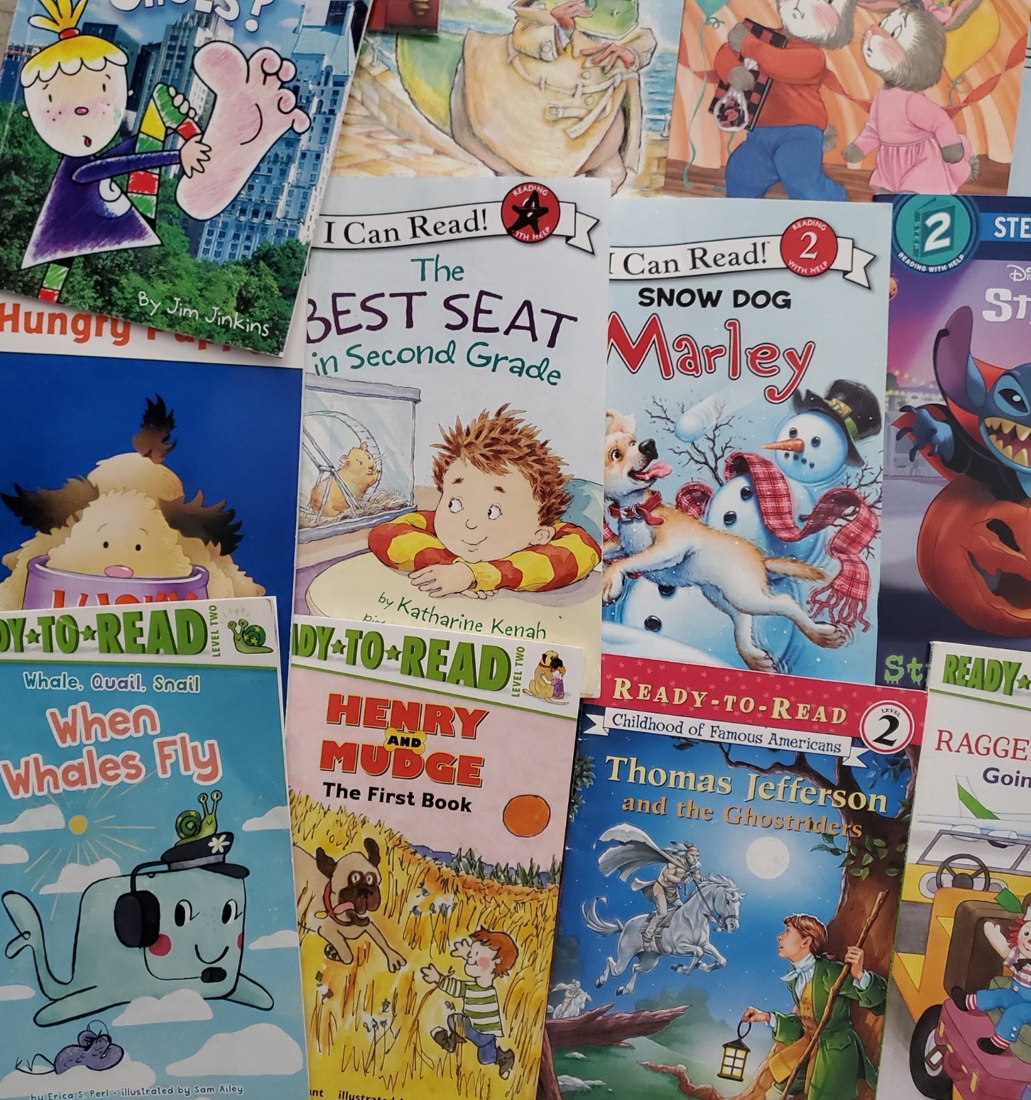 Random Lot of 12~Step into Reading LEVEL 2, I Can/Ready to Read Books~ Unisex