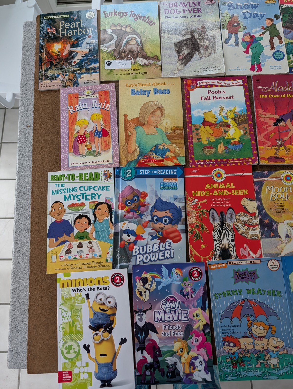 Lot 23 Level 2 Early Readers – Step into Reading, Ready To Read – Various Topics