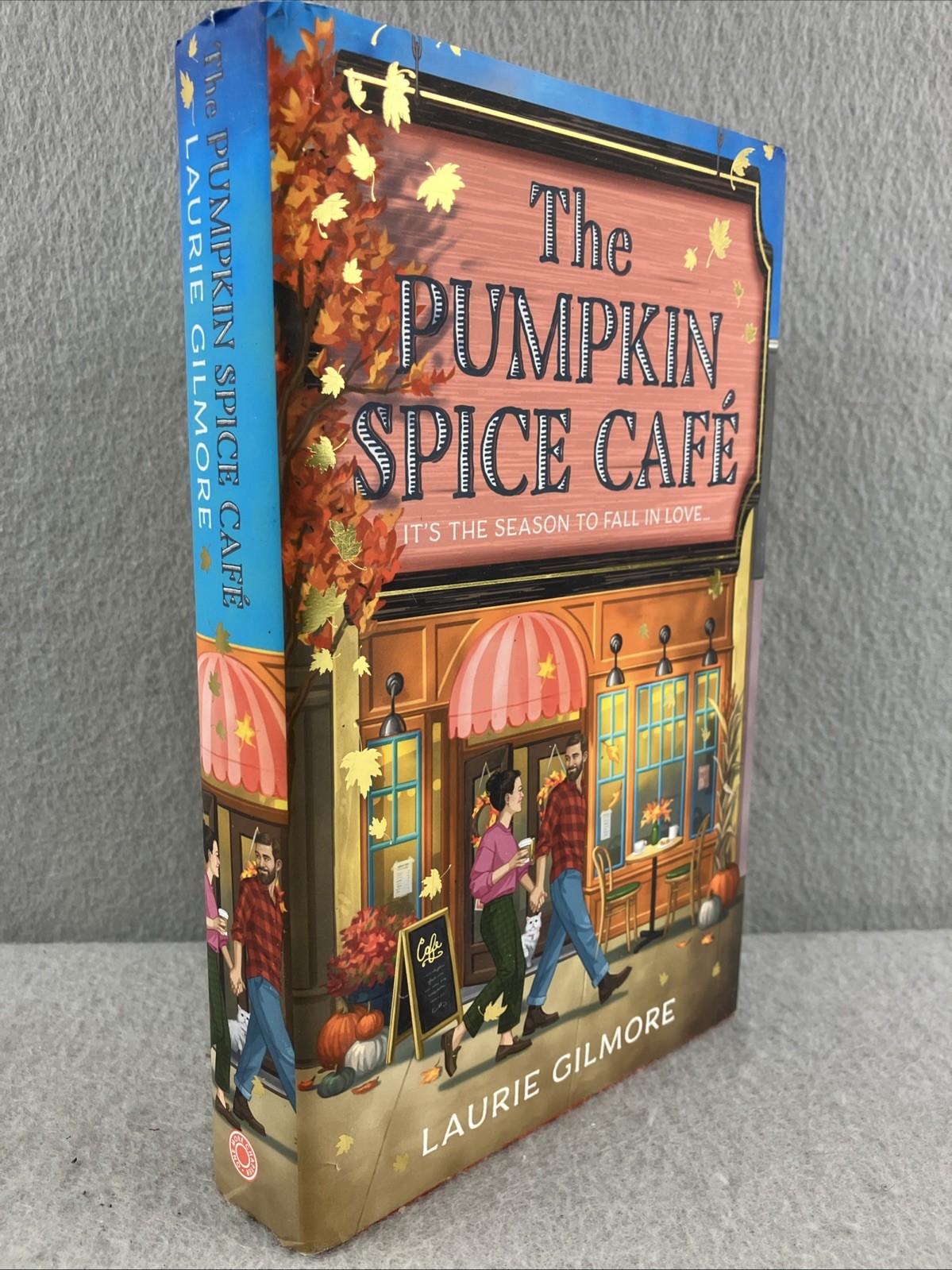 The Pumpkin Spice Café (Deluxe Edition) by Laurie Gilmore Sprayed Pages