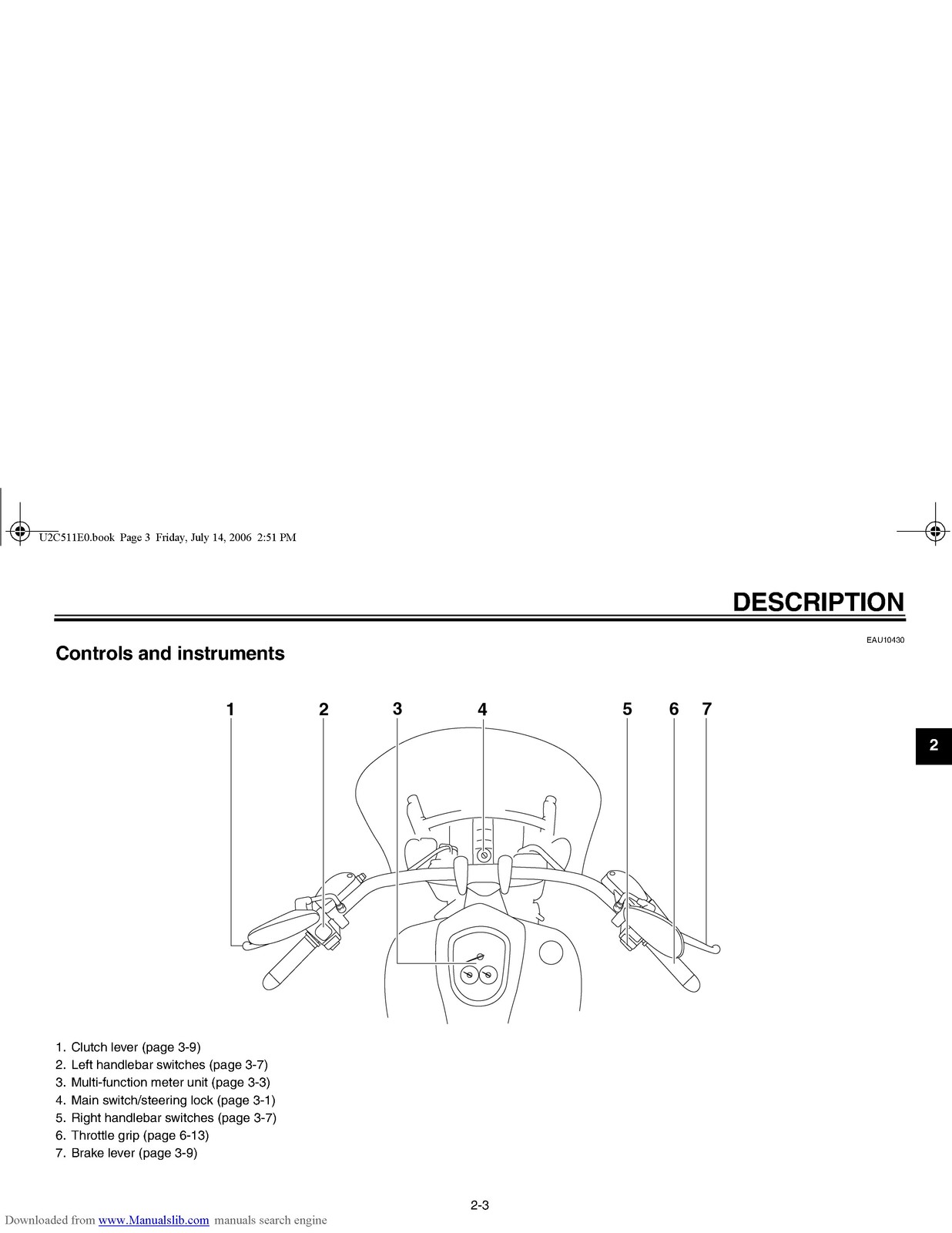 YAMAHA XV19CTSW XV19CTW XV19CTMW Owners Manual – STEEL WIRE BOUND – TOUGH COVERS