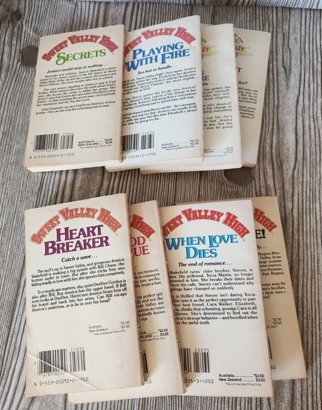 1990’s Sweet Valley High Books BUILD YOUR COLLECTION Francine Pascal Paperback