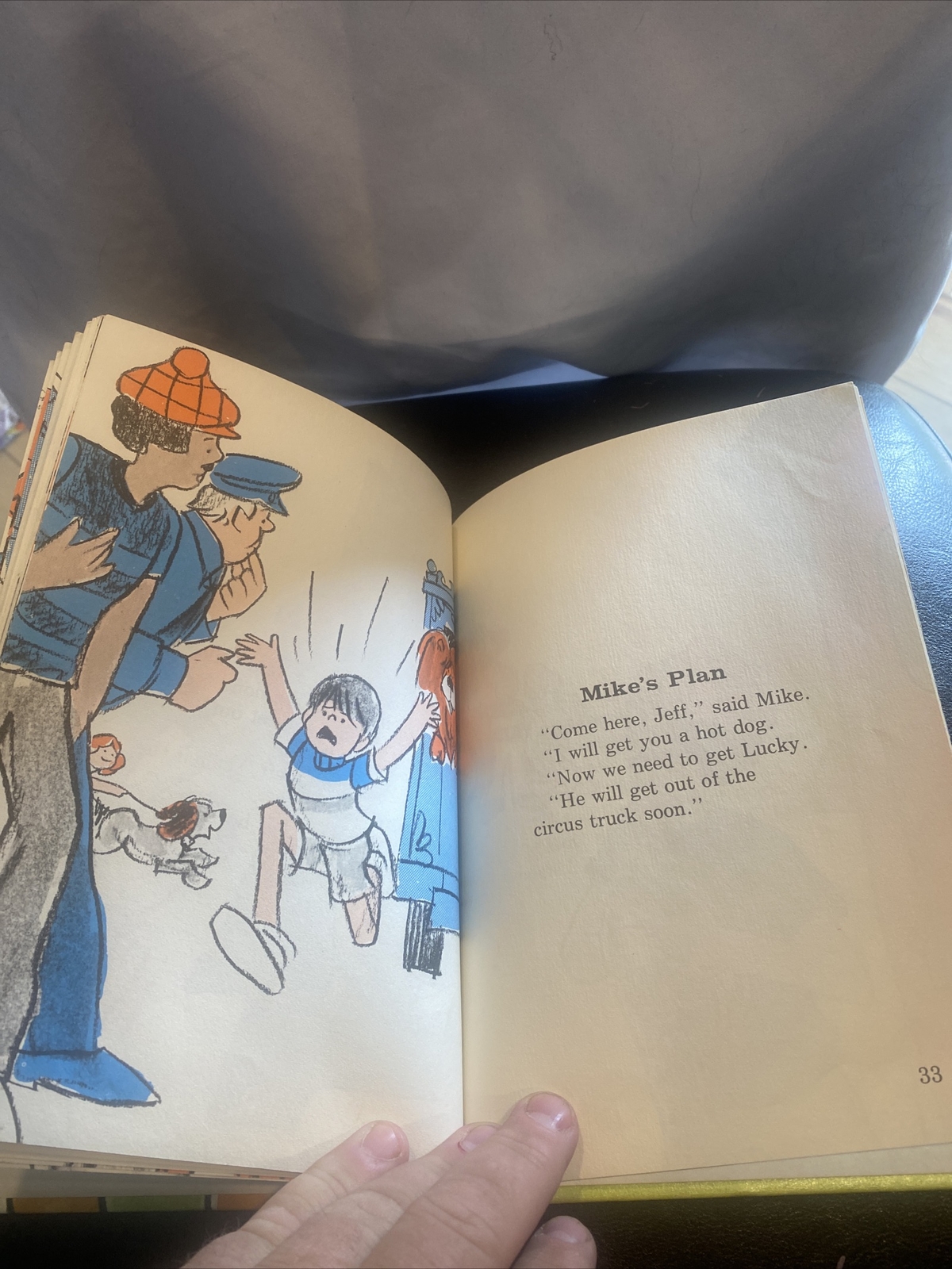 Treat Truck and the Lucky Lion Book 1974 Jack Humphrey Benefic Press Vintage