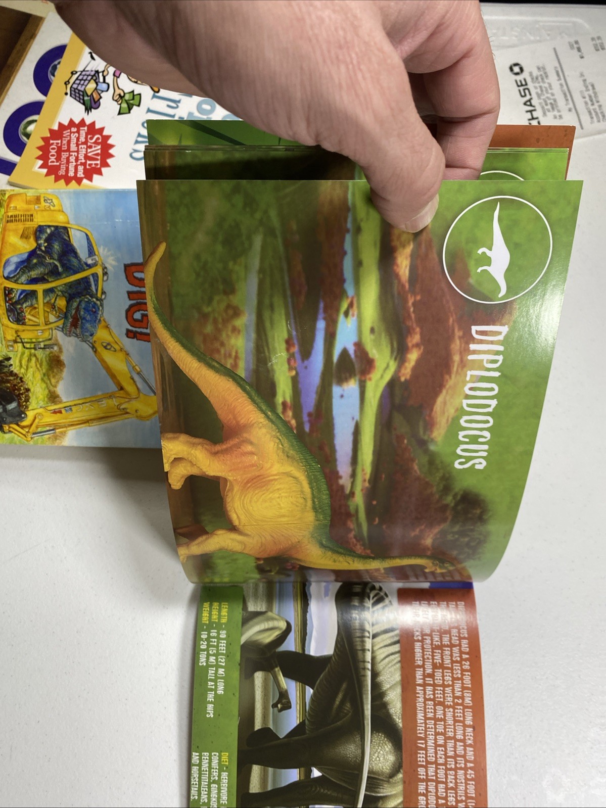 The Prextex Book of Dinosaurs Staple Bound Paperback Book (book only) (24 pages)