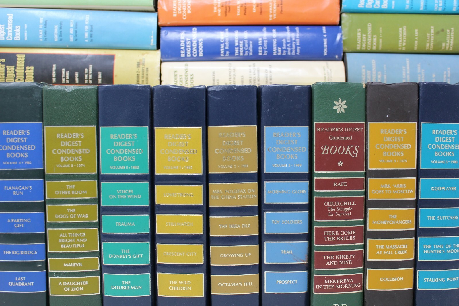Readers Digest Condensed Books Lot of 10 – Random – Decorative Covers