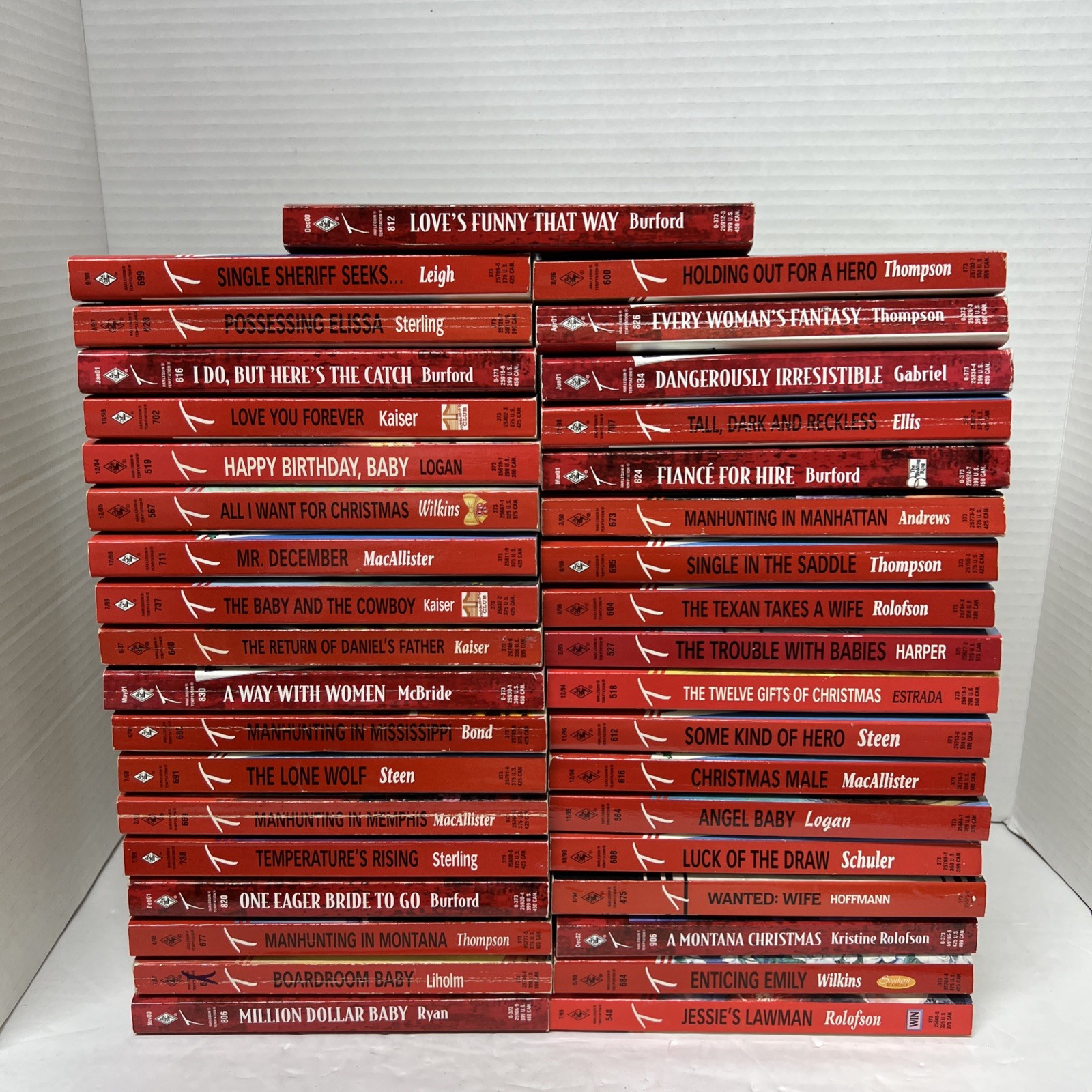 Harlequin 💕Romance,Temptation Series Paperbacks 2000’s,Lot Of 49,Heartwarming❤️