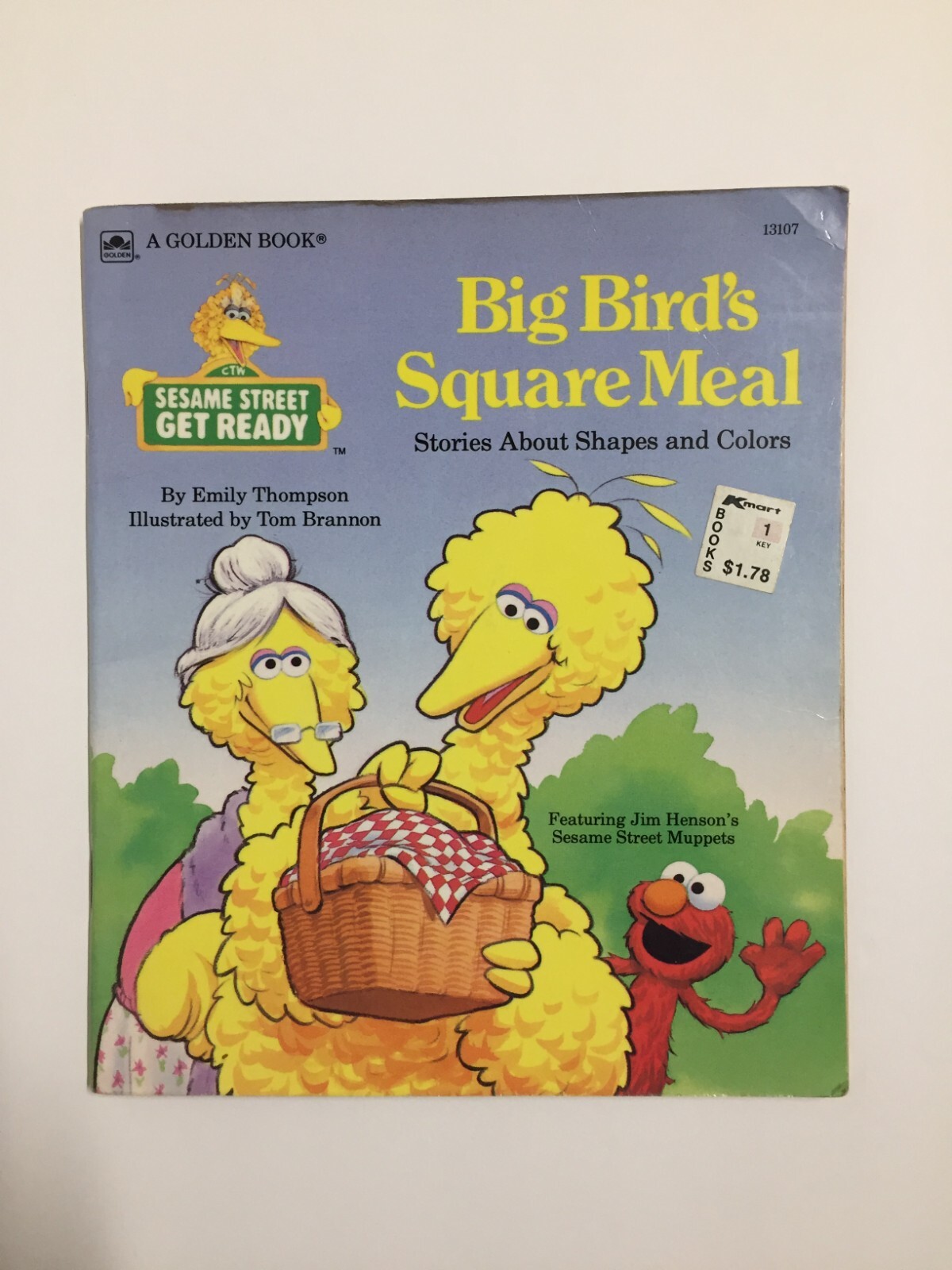 CTW Sesame Street Get Ready Big Bird’s Square Meal Stories About Shapes & Colors