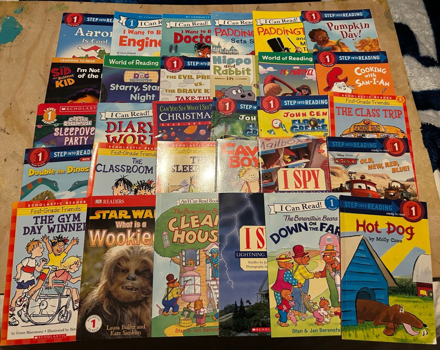 Lot Of 30 Level 1 Readers Books Step into Reading I Can Read Scholastic Penguin