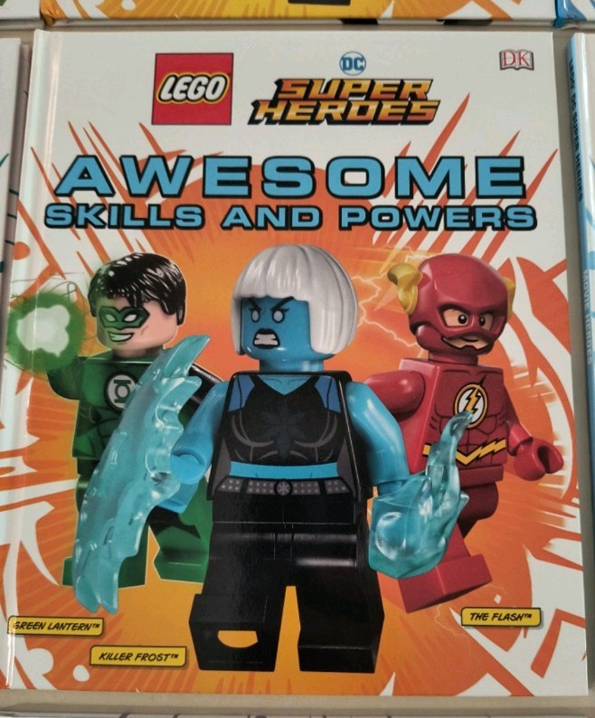 LEGO DC Super Heroes Hardcover Picture Book Set by DK, Superheroes & Villains