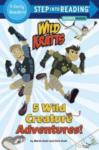 5 Wild Creature Adventures! (Wild Kratts) (Step into Reading) – Paperback – GOOD