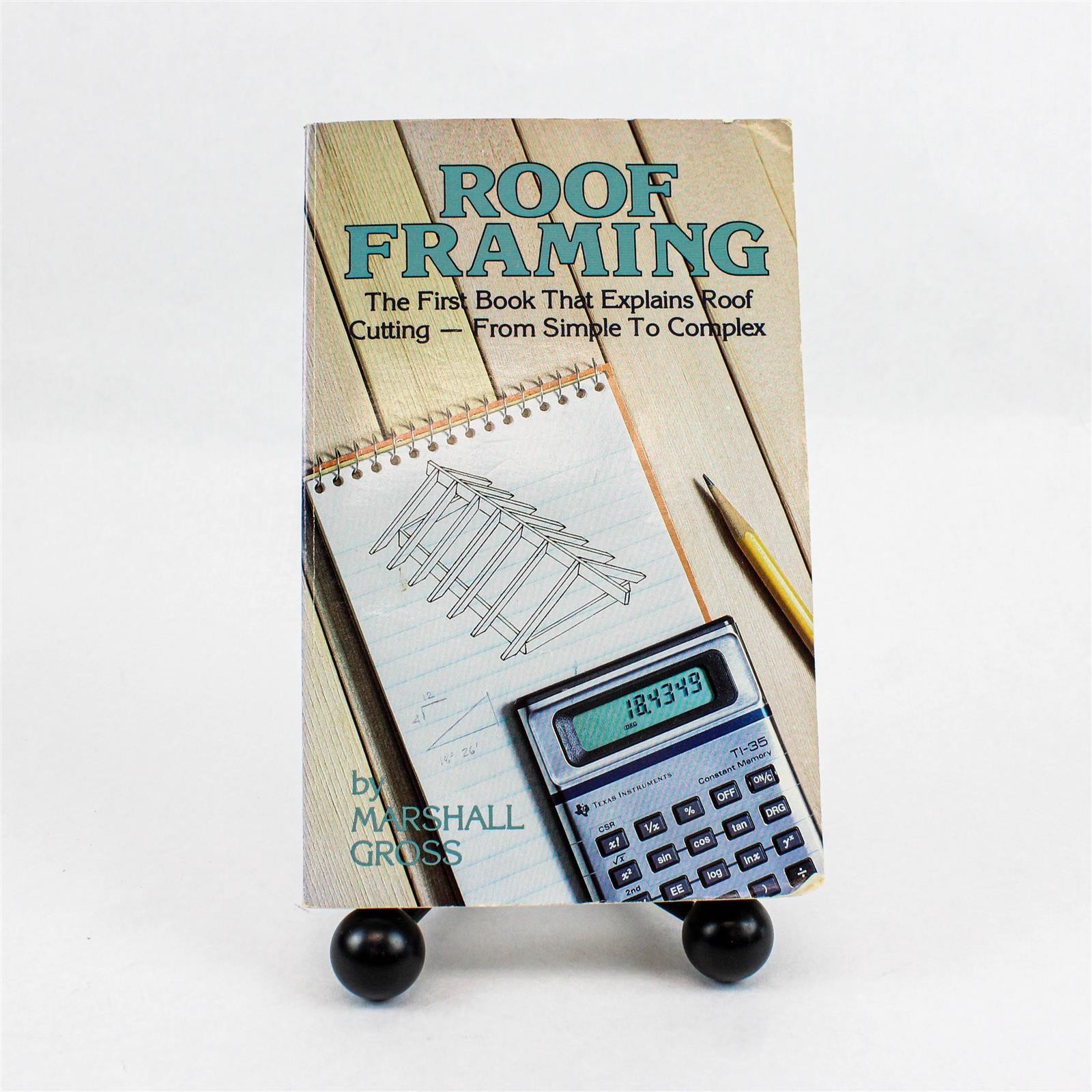 Roof Framing Marshall Gross Paperback 1987 Good Condition