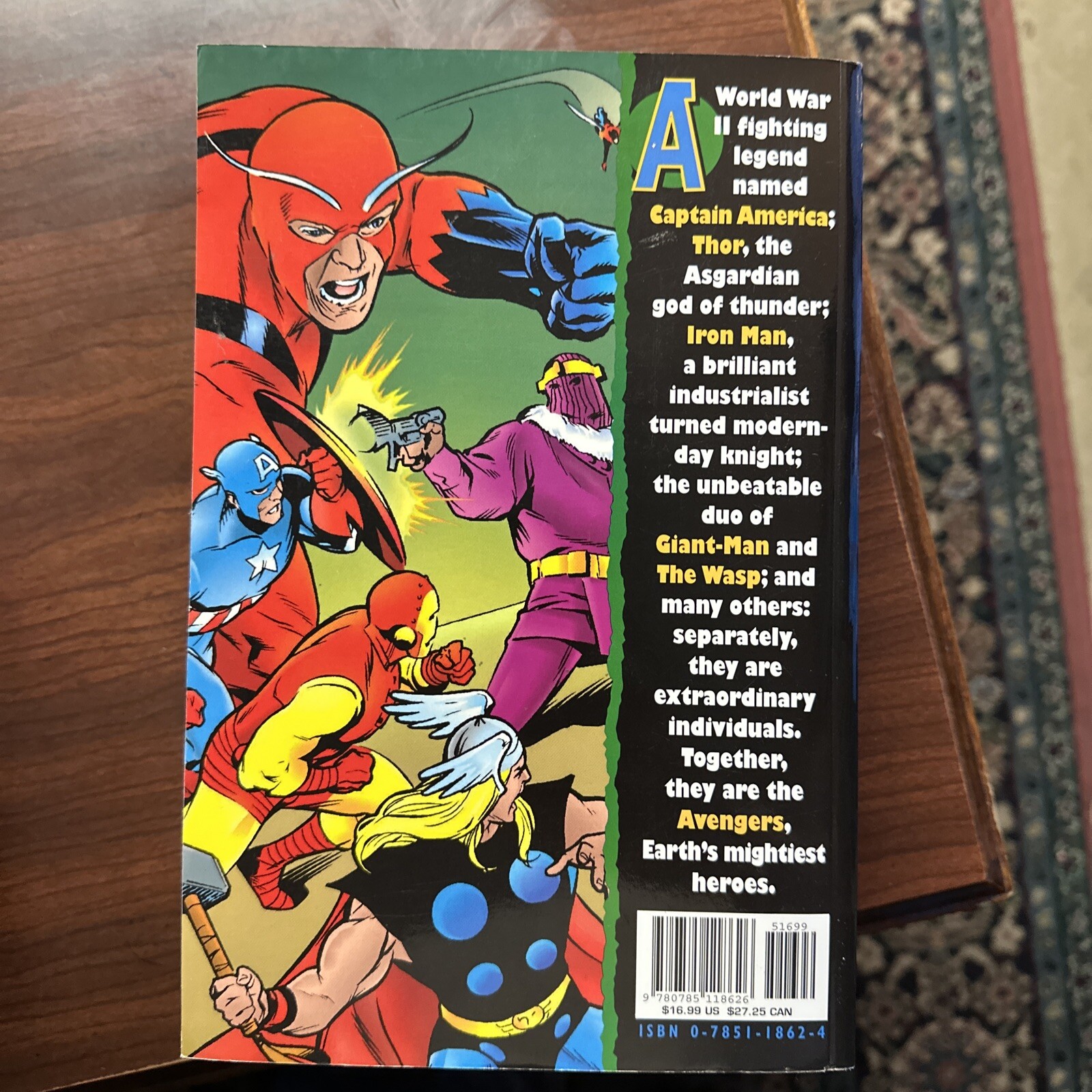 Essential Avengers Vol 1 Marvel Comics Paperback Lee Stan Jack Kirby Don Heck
